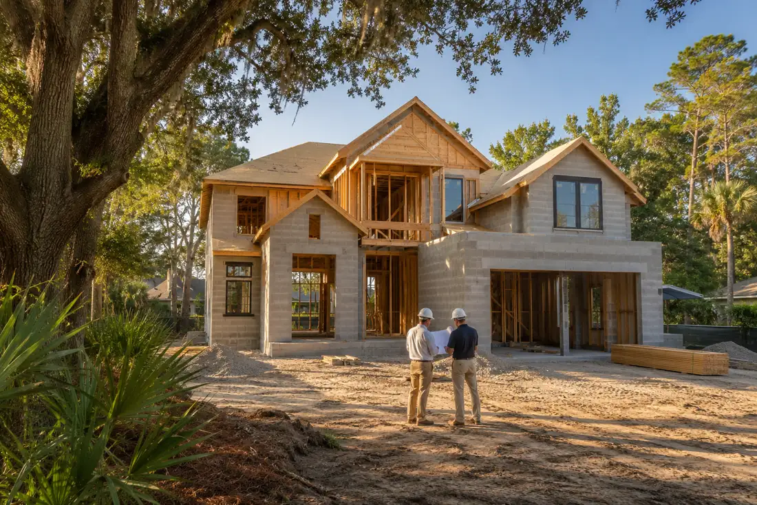 Building a custom home in Bluffton starts long before the first concrete pour