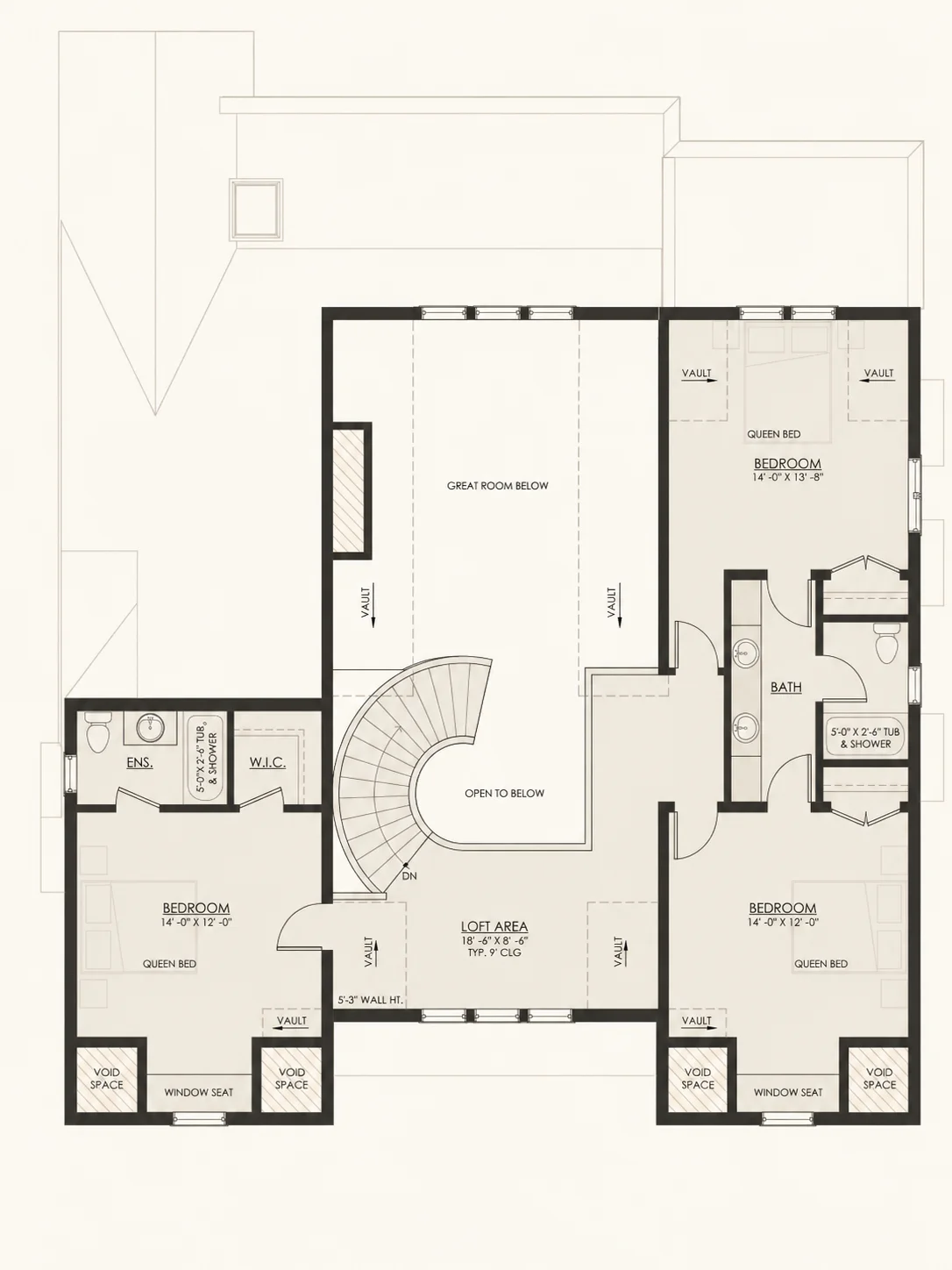 
                                        The Valmont
                                        second floor
                                        plan
                                    