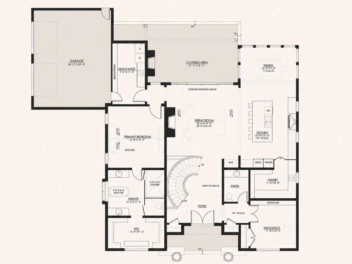 
                                        The Valmont
                                        first floor
                                        plan
                                    