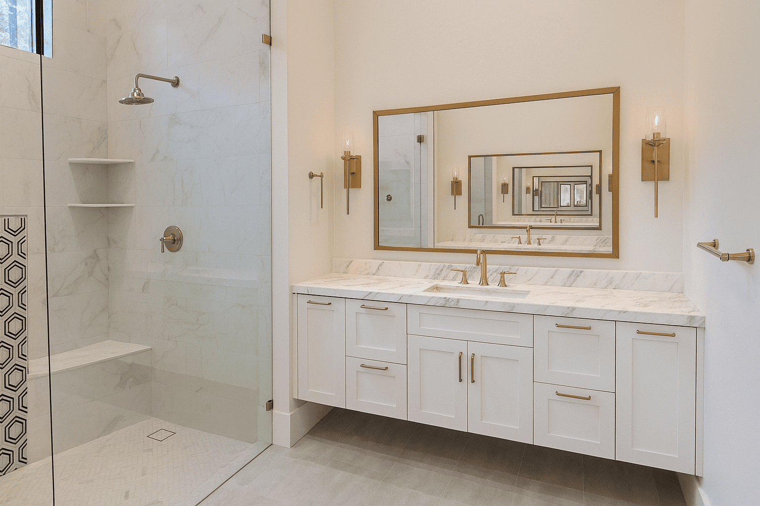 Timeless Space — Completed project photo by M&H Construct and Design.