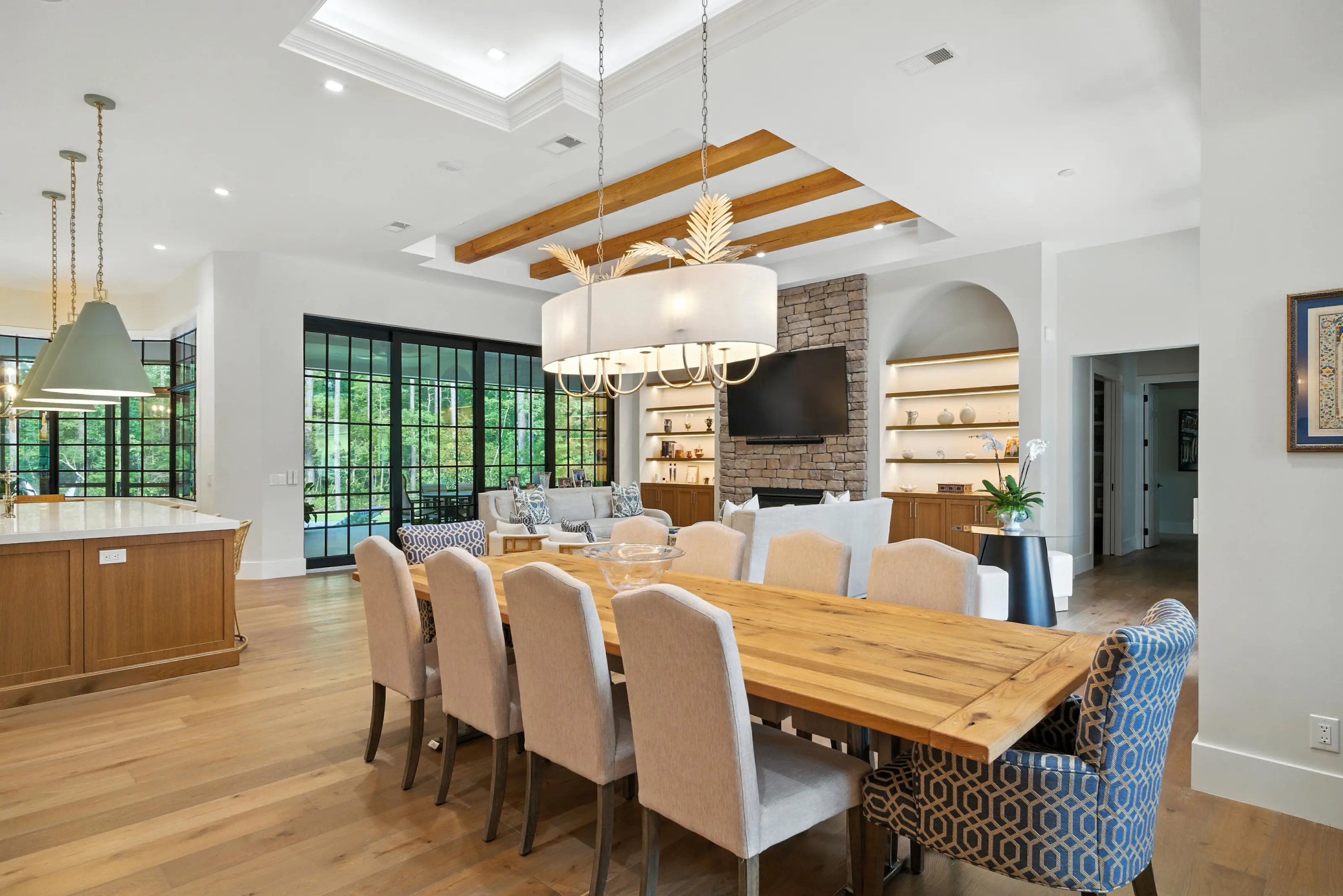 Coastal Craft completed open kitchen and living space