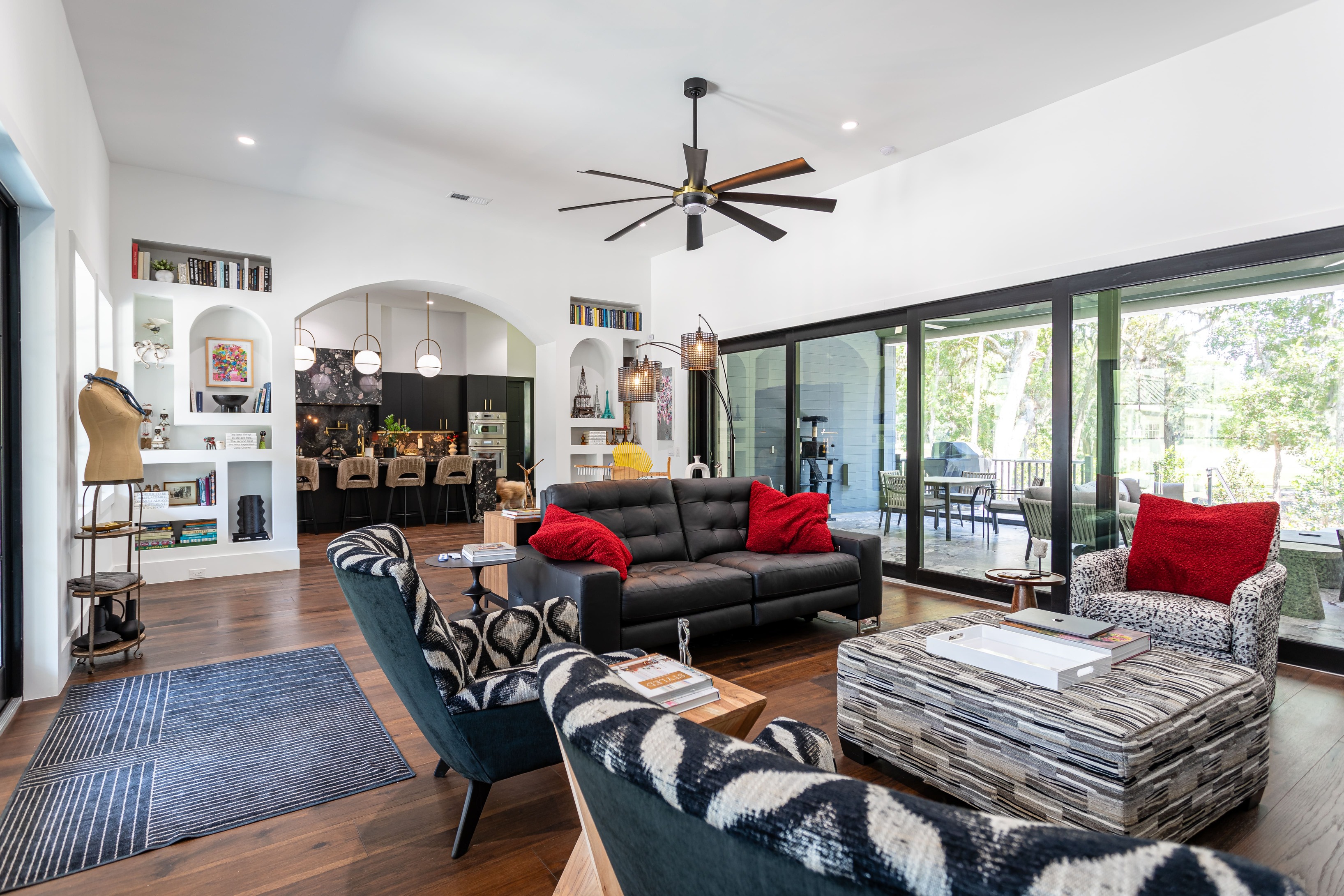 Sophisticated and statement-driven, it’s a confident blend of modern  design, creative expression, a... — Portfolio project by M&H Construction and Design.